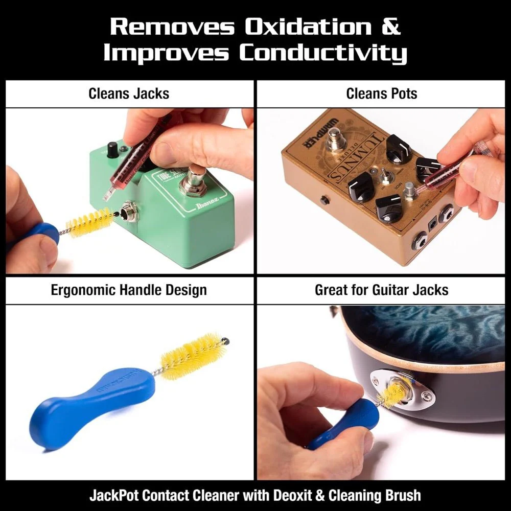 Music Nomad MN286 Guitar Pedal Cleaning & Care Kit w/ Contact Cleaners & Hex Wrench Screw Set - Image 3