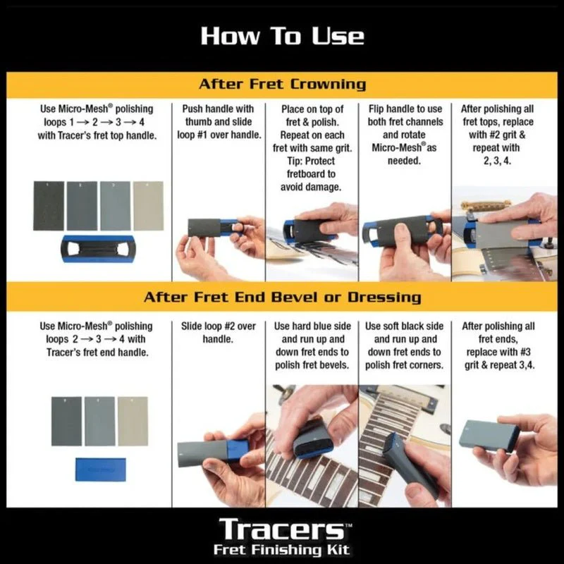 Music Nomad "TRACERS" Replacement Pads (4-Pce) - Image 4