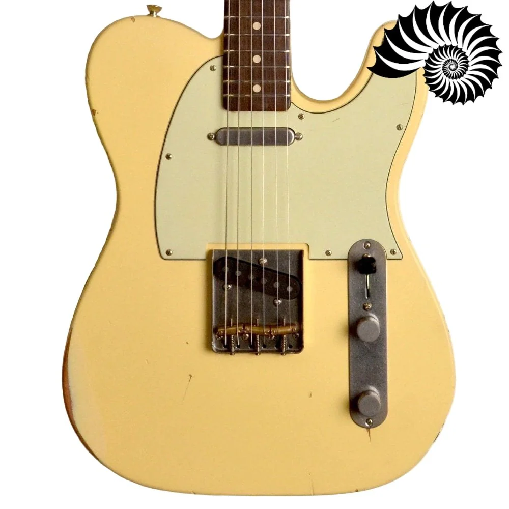 Nash Guitars T63 Nautilus Vintage White Alder & Rosewood Lollars Light Relic w/ Hard Case - Image 2