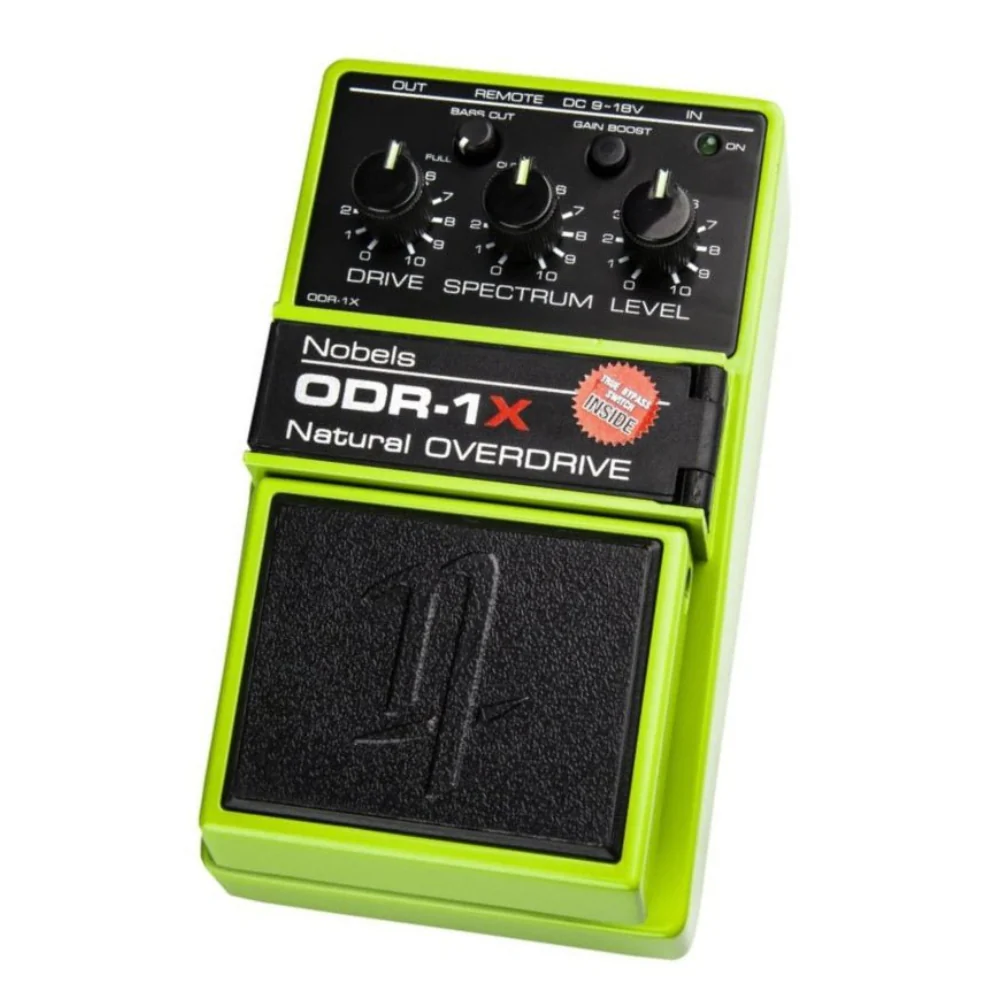Nobels ODR-1X Analog Natural Overdrive Pedal w/ Gain Boost & Bass Cut