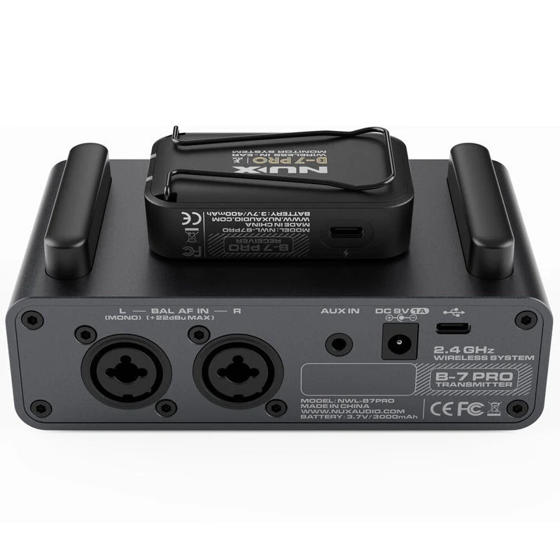 NUX B7 PRO Battery Powered Wireless In-Ear Monitoring System - Image 3
