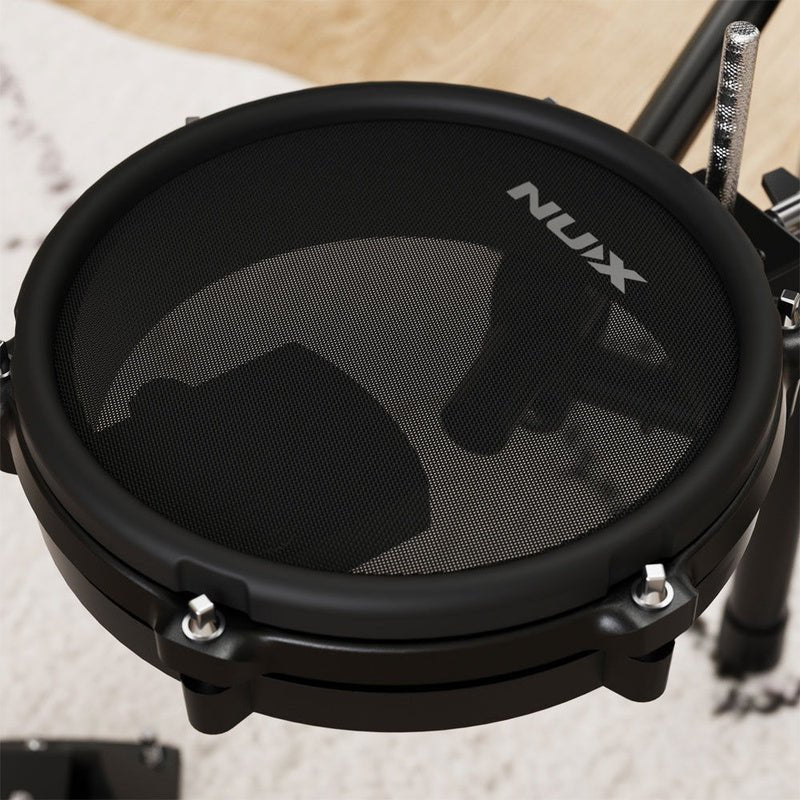 NUX DM110 Portable 8-Piece Electronic Drum Kit with Mesh Heads - Image 9