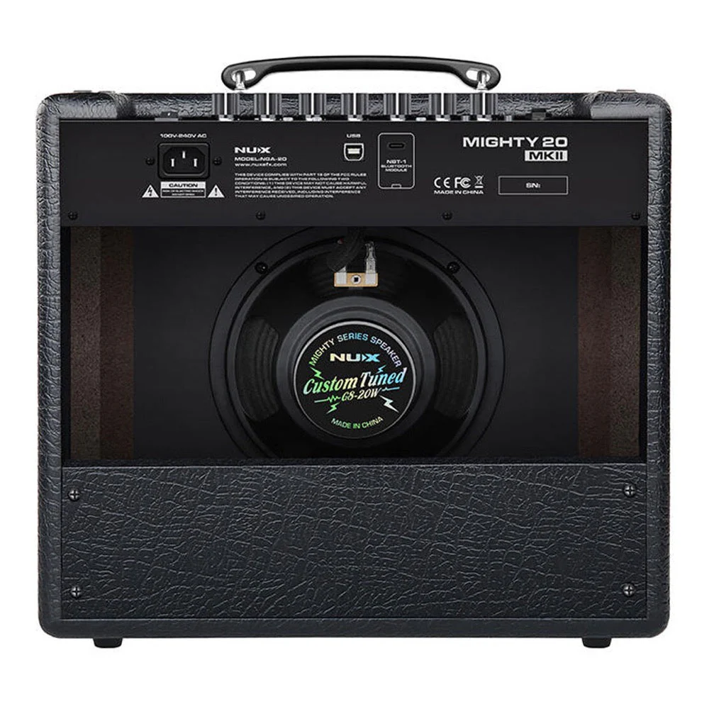 NUX Mighty 20 MK2 BT Modelling Guitar Combo Amp 20W w/ On-Board FX, Bluetooth & iOS / Android App - Image 3