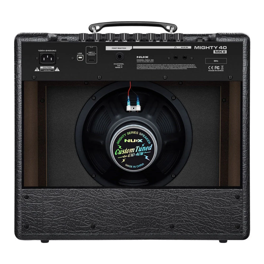 NUX Mighty 40 MK2 BT Modelling Guitar Combo Amp 40W w/ On-Board FX, Bluetooth & iOS / Android App - Image 5