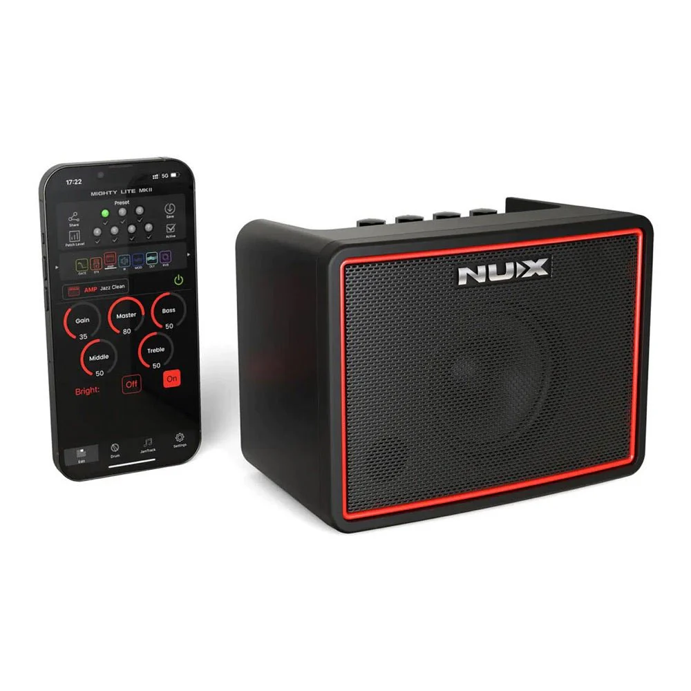 NUX Mighty LITE BT MK2 Modelling Guitar Combo Amp 5W w/ On-Board FX, Bluetooth & iOS / Android App - Image 3