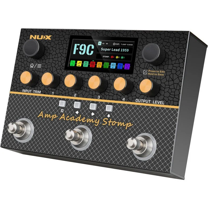 NUX Monarch Series Amp Academy 3-Footswitch Stomp Compact Modeler - Image 9