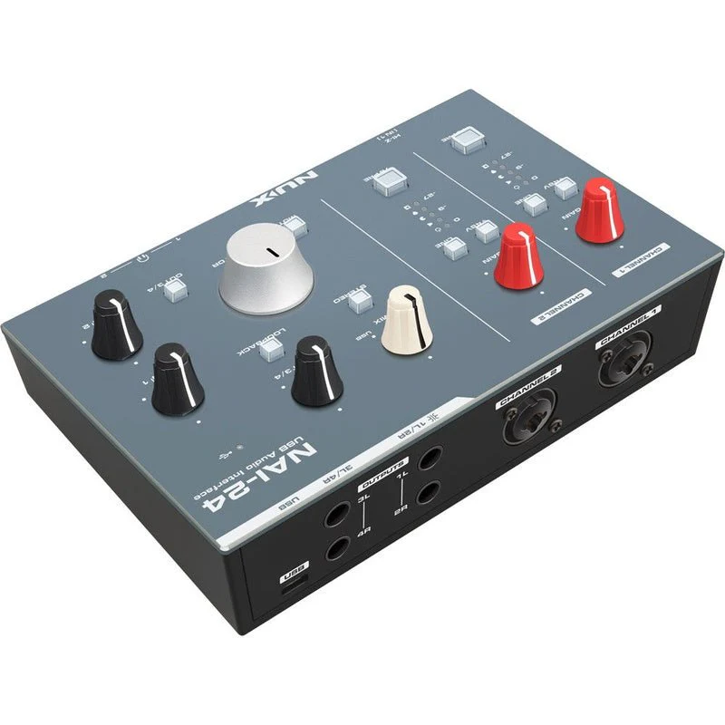 NUX NAI-24 Professional 2x4, 32-Bit/192kHz USB Audio Interface - Image 2