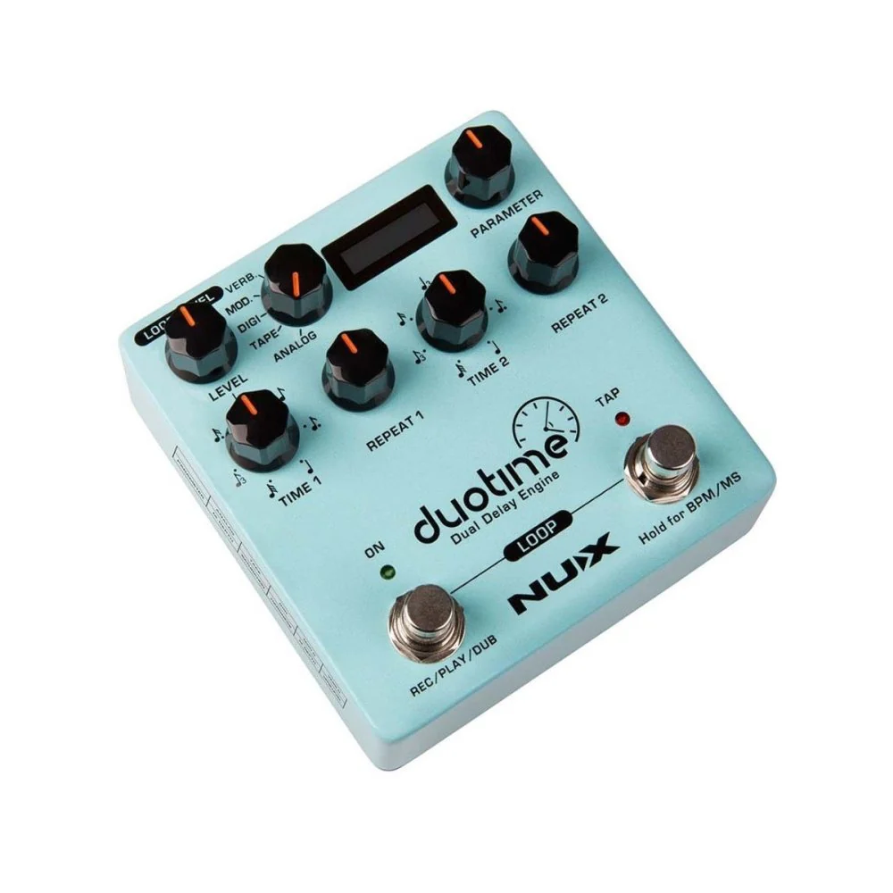 NUX NDD6 DuoTime Dual Delay Engine Effects Pedal - Image 3