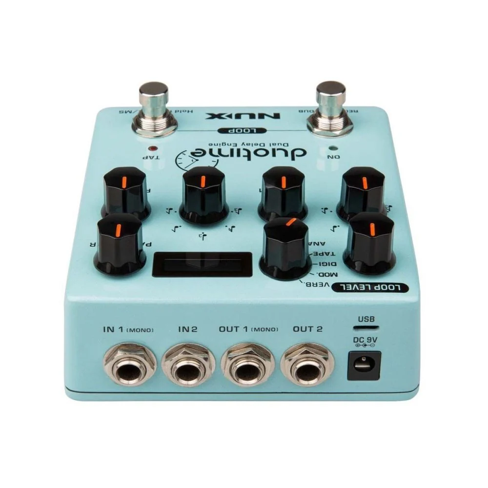 NUX NDD6 DuoTime Dual Delay Engine Effects Pedal - Image 5