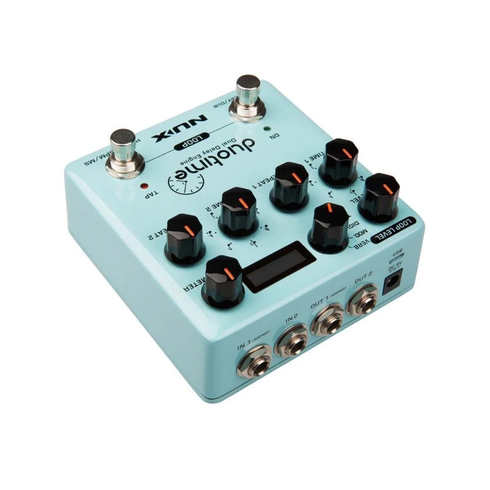 NUX NDD6 DuoTime Dual Delay Engine Effects Pedal - Image 6