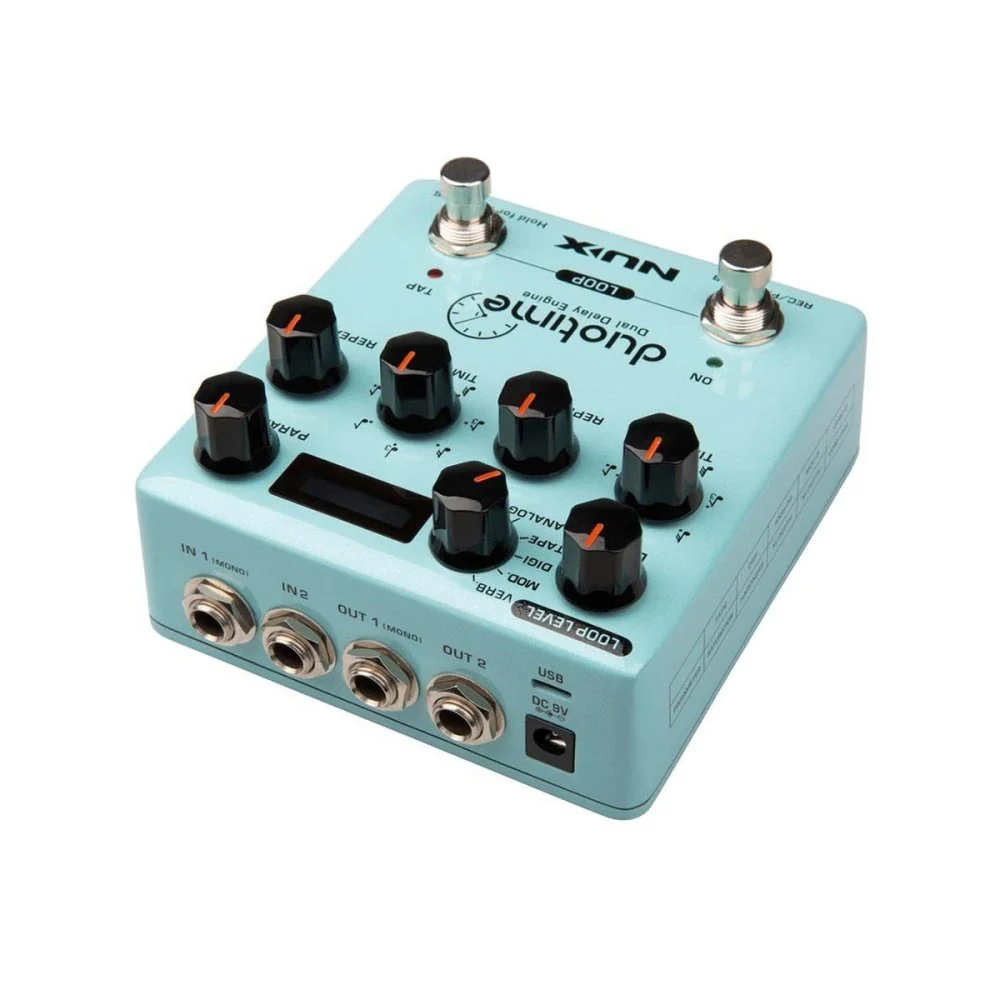 NUX NDD6 DuoTime Dual Delay Engine Effects Pedal - Image 9
