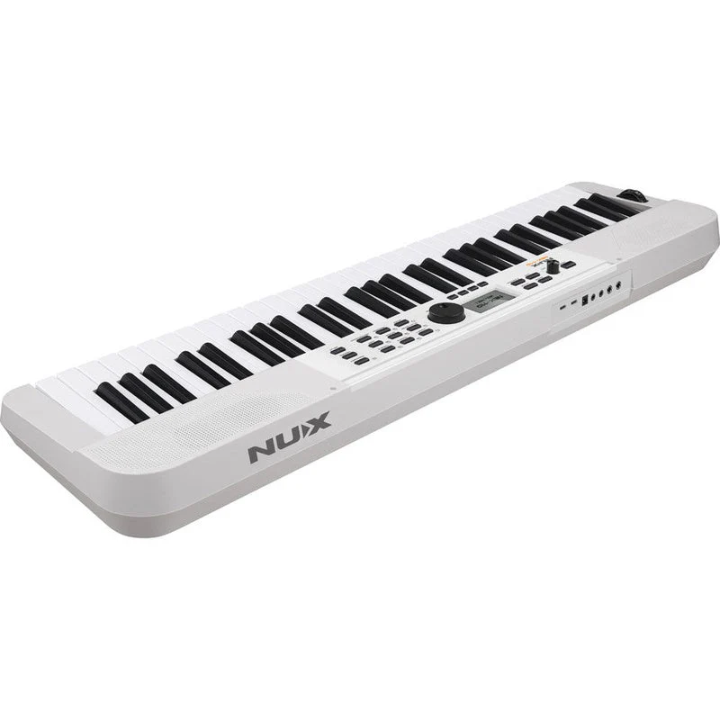 NUX NEK-110 Portable 61-Note Keyboard in White - Image 6