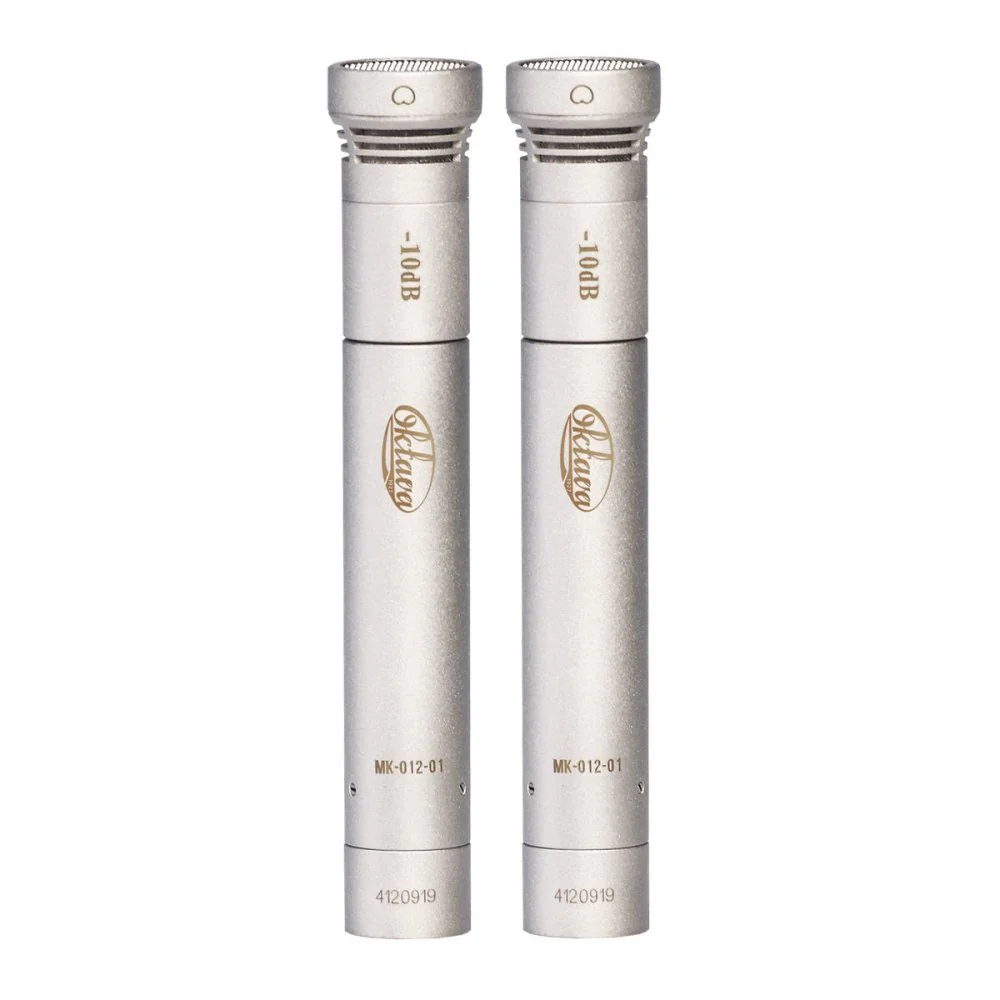 Oktava MK-012-03 Matched Pair Moldular Small Diaphragm Condenser Microphone w/ Hyper, Cardioid & Omni Capsule Silver - Image 3