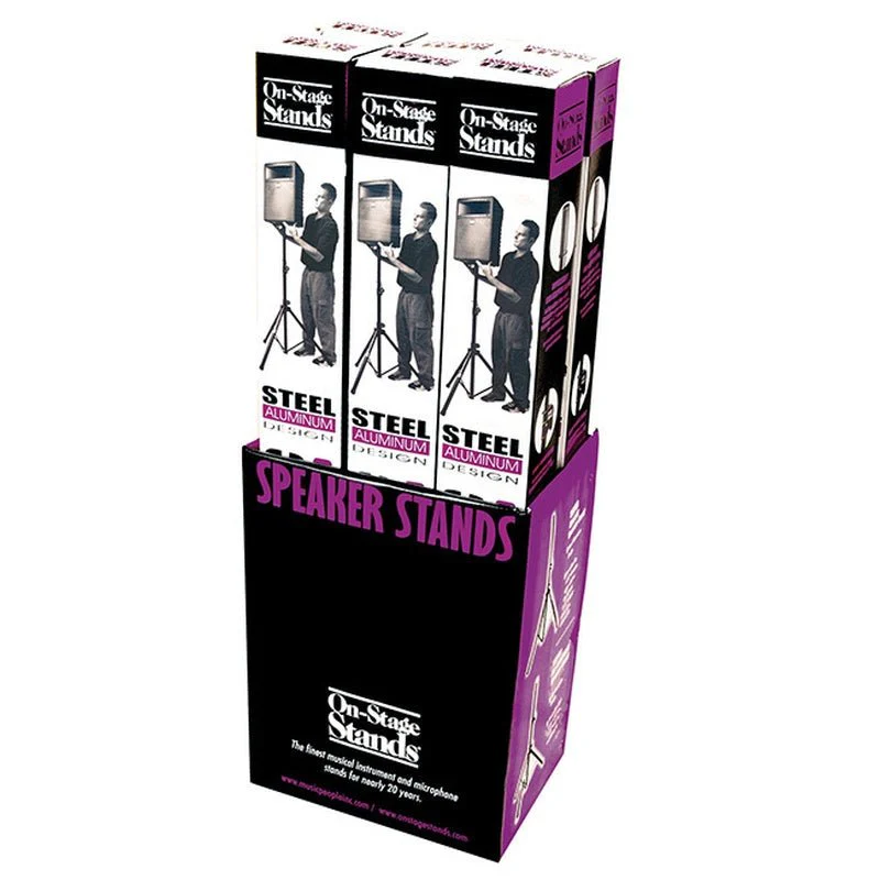 On Stage All Aluminium Speaker Stand with Reversible Upper Shaft - Image 3