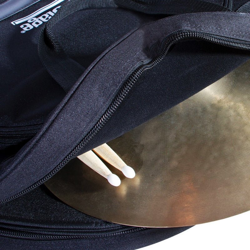 On-Stage CB4000 Deluxe Backpack Cymbal Bag in Black - Image 3