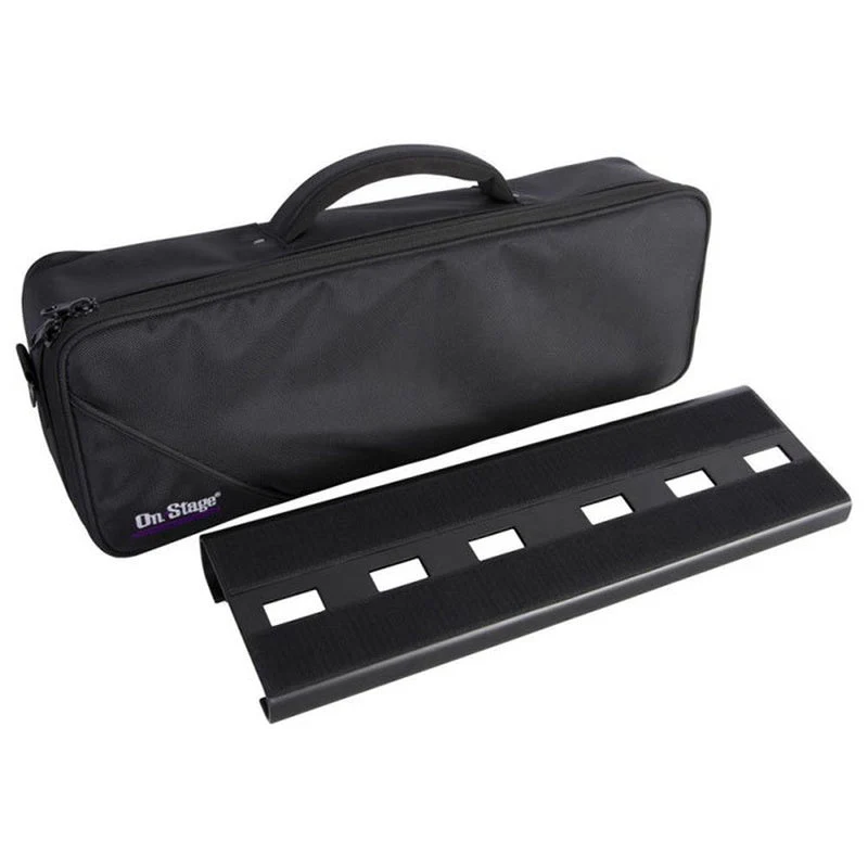 On Stage Compact Pedal Board with Custom Gig Bag