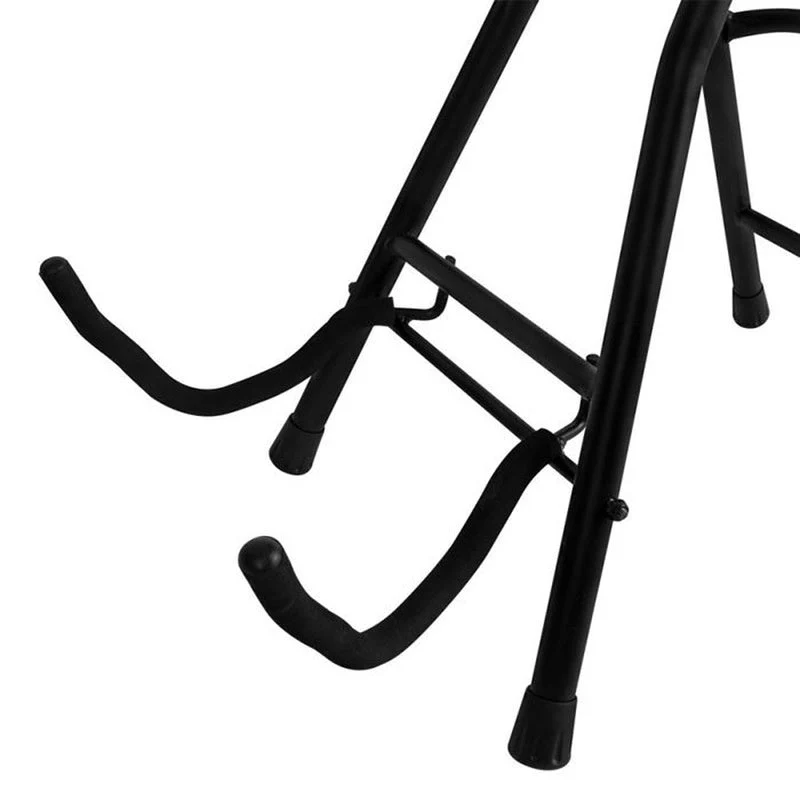 On Stage Guitarist Stool with Footrest and Guitar Stand - Image 3
