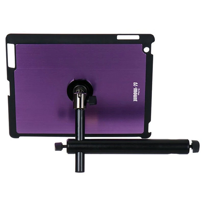 On Stage iPad Snap On Cover with Mounting Bar in Purple - Image 4