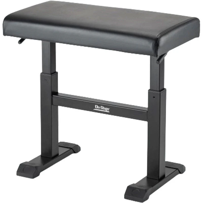 On Stage KB5503B Height-Adjustable Keyboard Bench in Black - Image 6