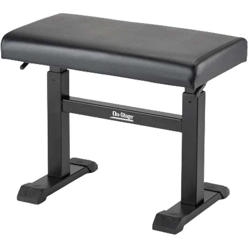 On Stage KB5503B Height-Adjustable Keyboard Bench in Black - Image 8