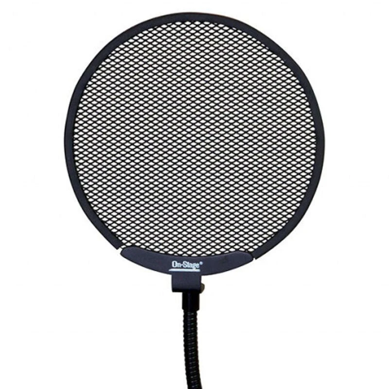 On Stage Metal Pop Blocker 5.38" with Gooseneck and C-Clamp - Image 3