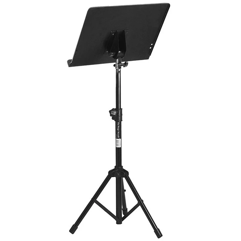 On Stage Orchestral Sheet Music Stand with Solid Bookplate - Image 2