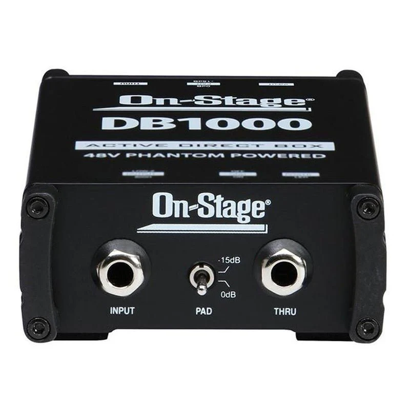 On Stage Phantom Powered Active Direct Box