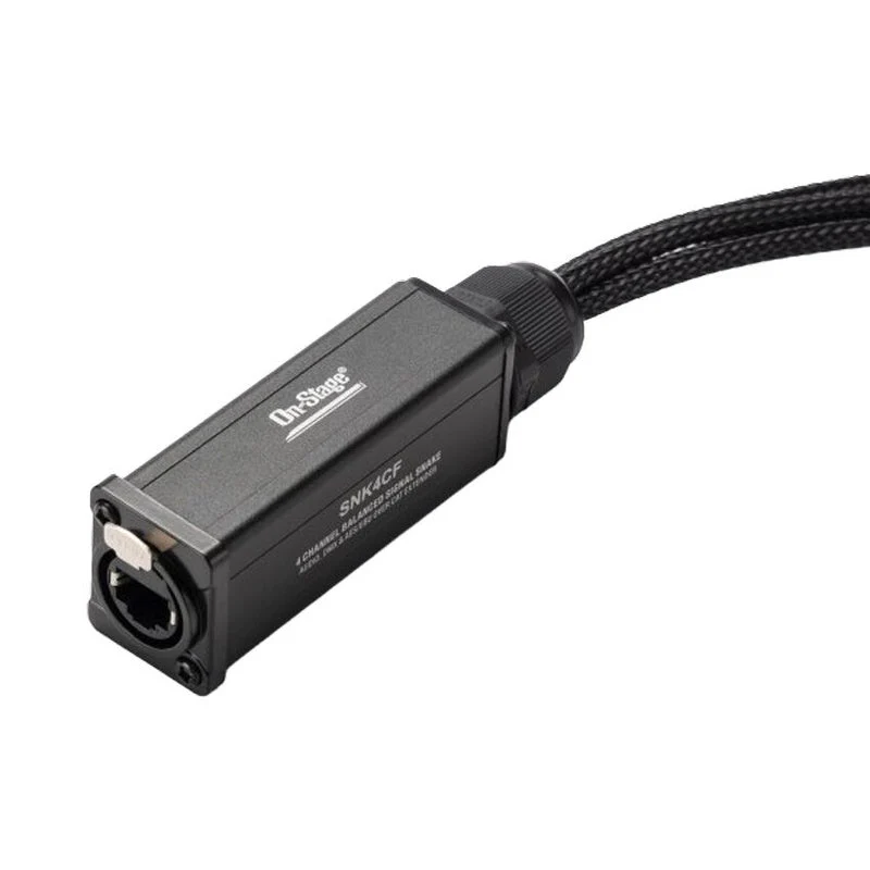 On Stage Production Grade 4-Channel Signal Snake Cable (4 x XLR Female - RJ45) - Image 2
