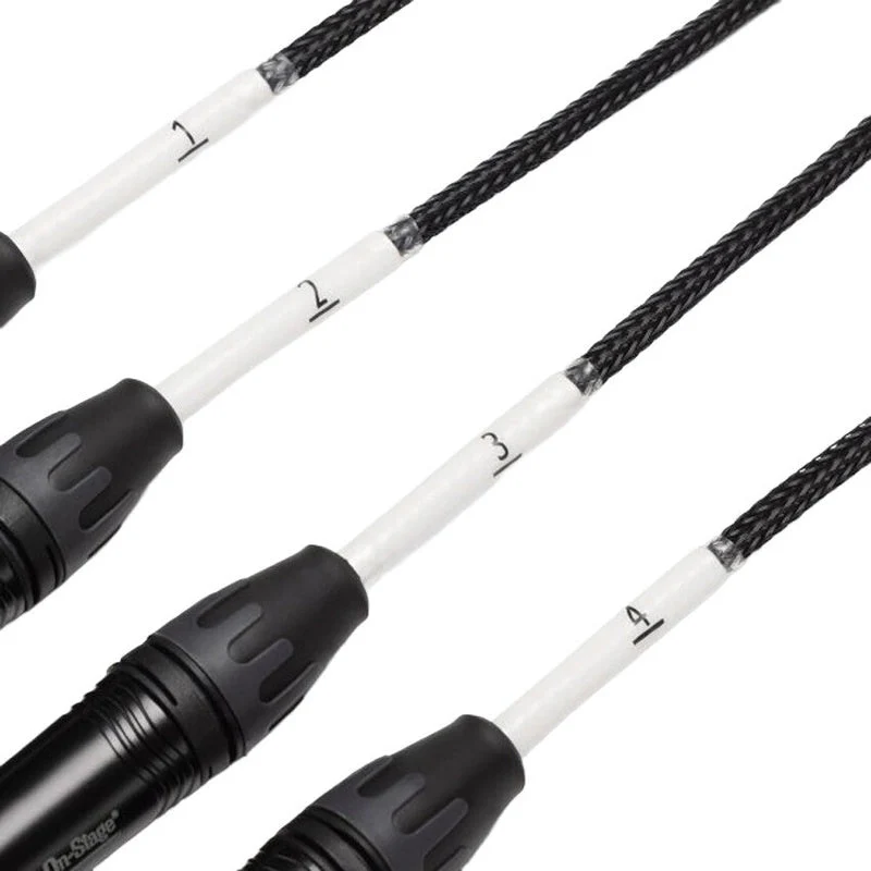 On Stage Production Grade 4-Channel Signal Snake Cable (4 x XLR Male - RJ45) - Image 5