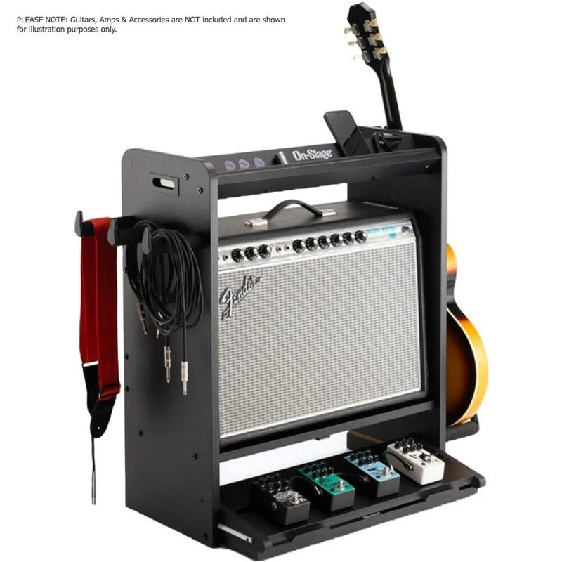 On Stage Professional Guitar Workstation in Black - Image 5