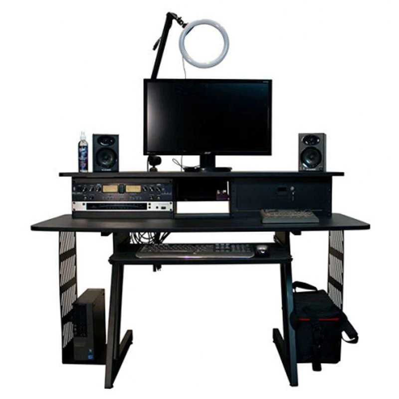 On Stage Professional Large Studio Workstation in Black - Image 3
