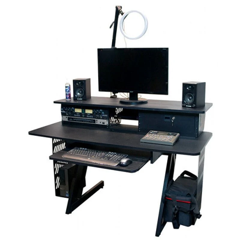 On Stage Professional Large Studio Workstation in Black - Image 4