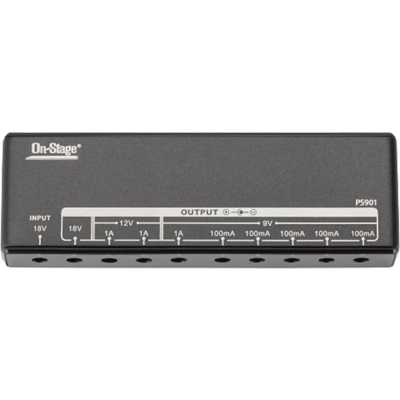 On Stage PS901 Pedalboard Power Bank with Surge Protection