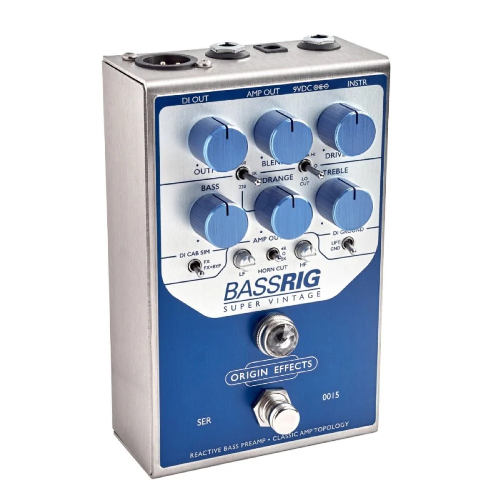 Origin Effects BassRIG Super Vintage Reactive Bass Preamp & DI Inspired by Ampeg SVT - Image 4