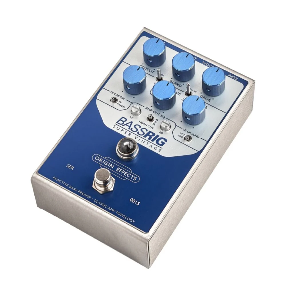 Origin Effects BassRIG Super Vintage Reactive Bass Preamp & DI Inspired by Ampeg SVT - Image 5