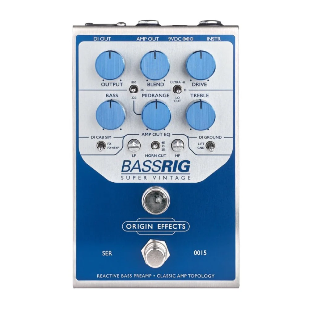 Origin Effects BassRIG Super Vintage Reactive Bass Preamp & DI Inspired by Ampeg SVT - Image 6
