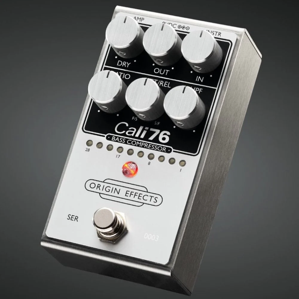 Origin Effects Cali76 BASS Compressor w/ Sidechain HPF Control Inspired by Urei 1176 Silver
