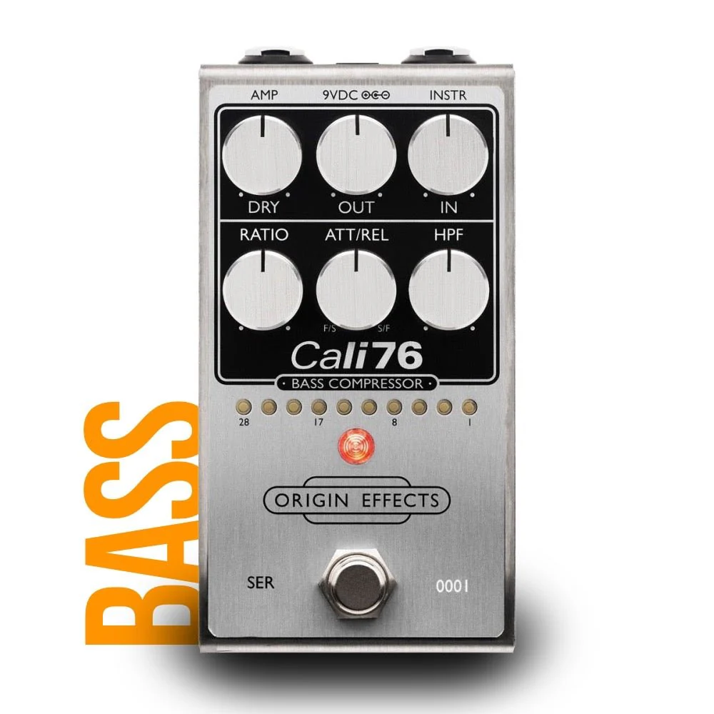 Origin Effects Cali76 BASS Compressor w/ Sidechain HPF Control Inspired by Urei 1176 Silver - Image 2