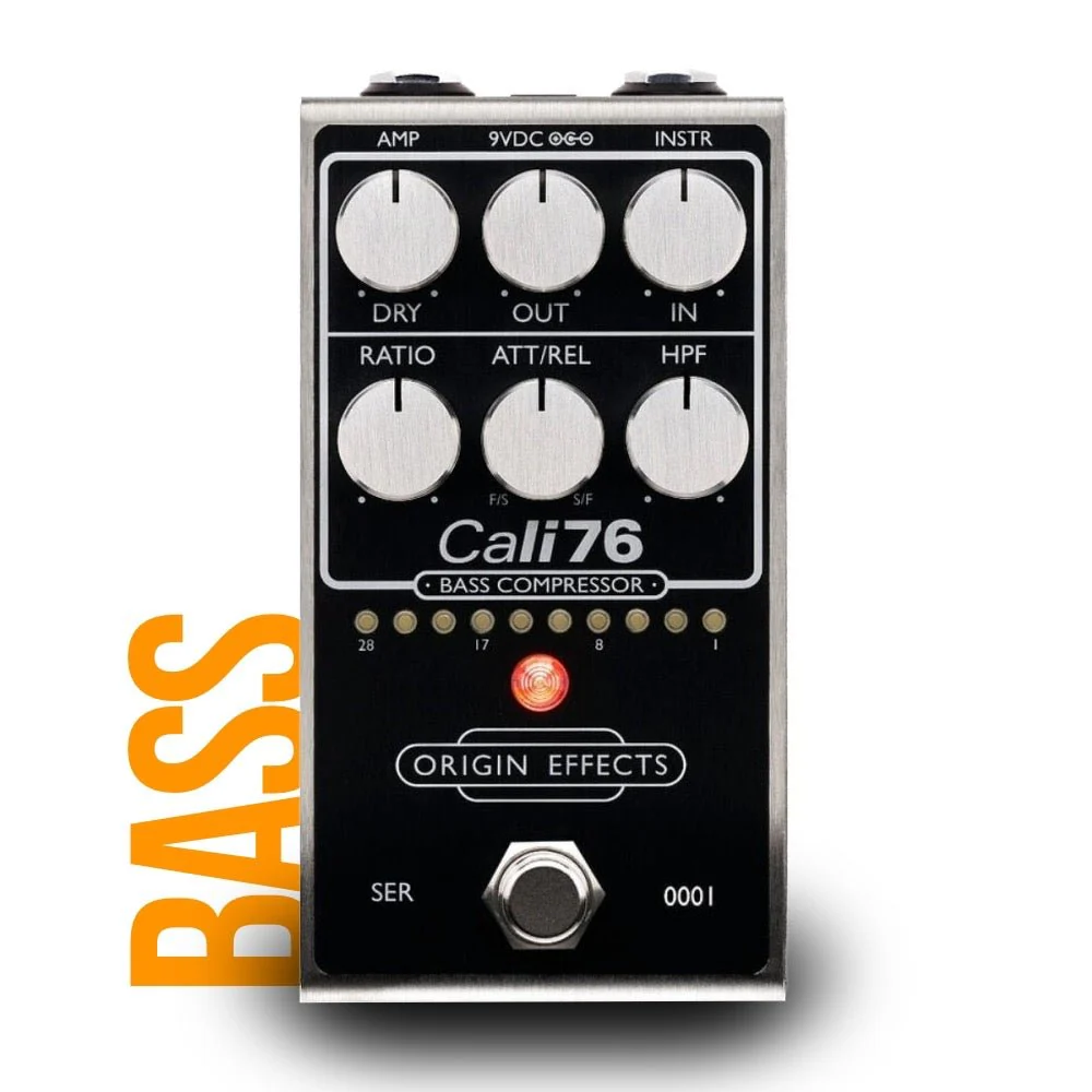 Origin Effects Cali76 BASS Compressor w/ Sidechain HPF Control Inspired by Urei 1176 Black - Image 2