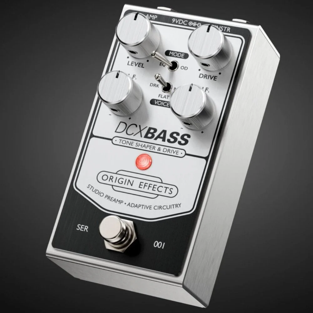 Origin Effects DCX BASS Tone Shaper & Overdrive w/ Adaptive Circuitry Inspired by UA 610 Studio Preamp