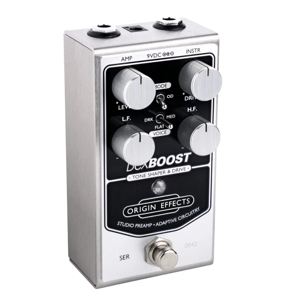 Origin Effects DCX Boost Tone Shaper & Overdrive w/ Adaptive Circuitry Inspired by UA 610 Studio Preamp - Image 4