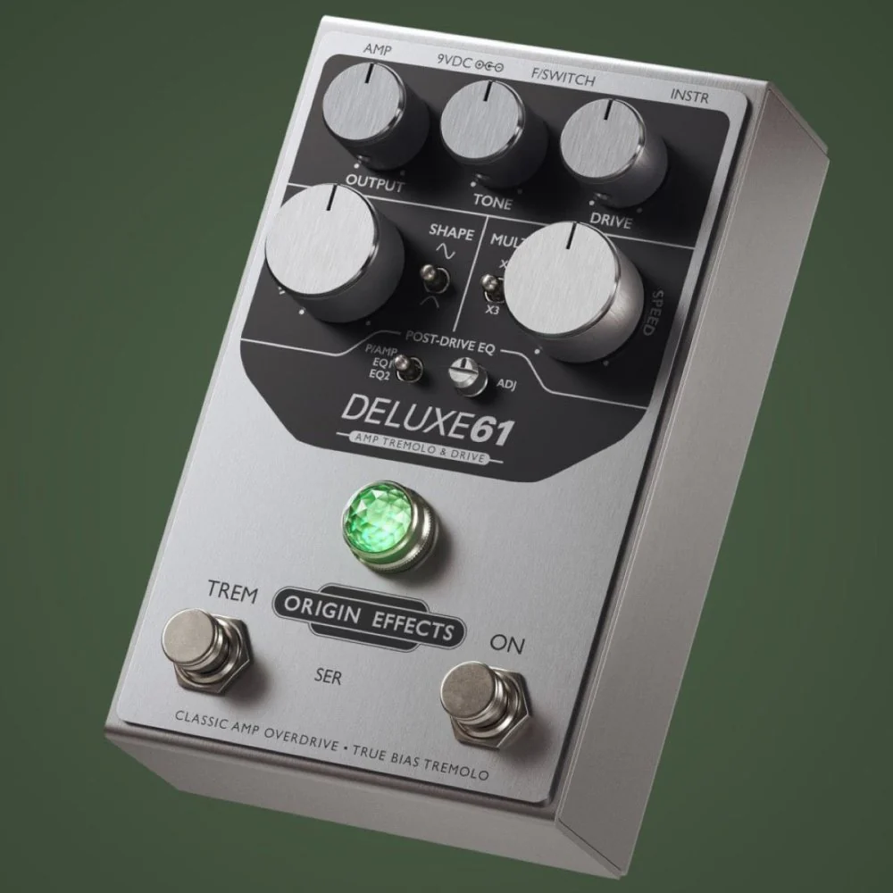 Origin Effects Deluxe61 Amp Tremolo & Brown-Style Overdrive