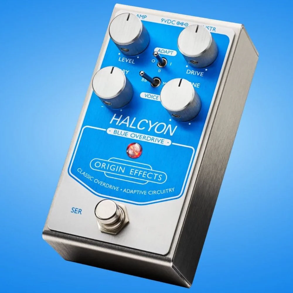 Origin Effects Halcyon BLUE Overdrive w/ Adaptive Circuitry Inspired by Bluesbreaker