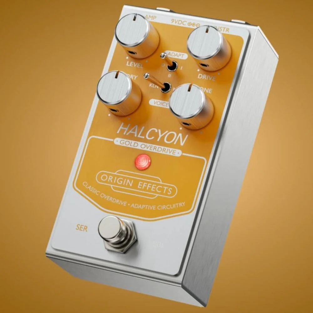 Origin Effects Halcyon GOLD Overdrive w/ Adaptive Circuitry Inspired by Klon