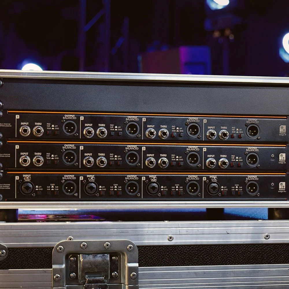 Palmer BRIDGE 4P 4 Ch Passive DI Rack w/ Audio Over CAT (AoC) - Image 2
