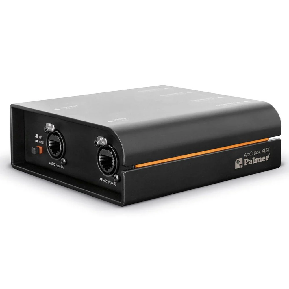 Palmer AOCBXLRF AoC Box XLRf Audio Over CAT Box From Ethercon To 4 XLR Female