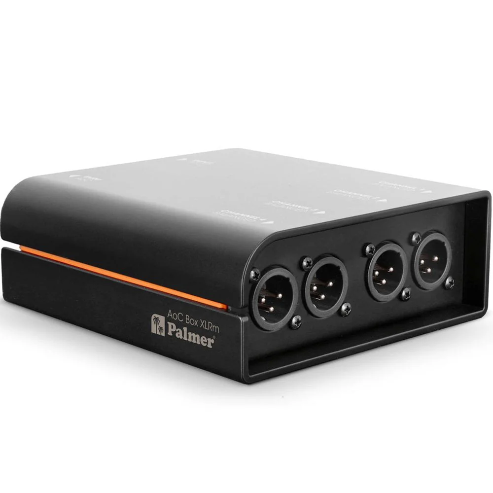 Palmer AOCBXLRM AoC Box XLRm Audio Over CAT Box From Ethercon To 4 XLR Male - Image 2
