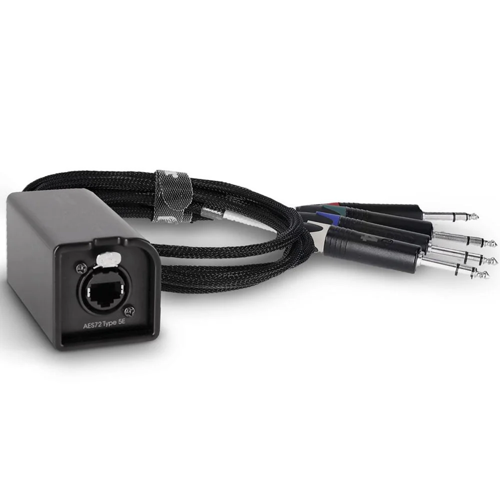 Palmer AOCLTRSM AoC Loom TRSm Audio Over CAT Loom From Ethercon To 4 X 1/4" TRS Jack - Image 2