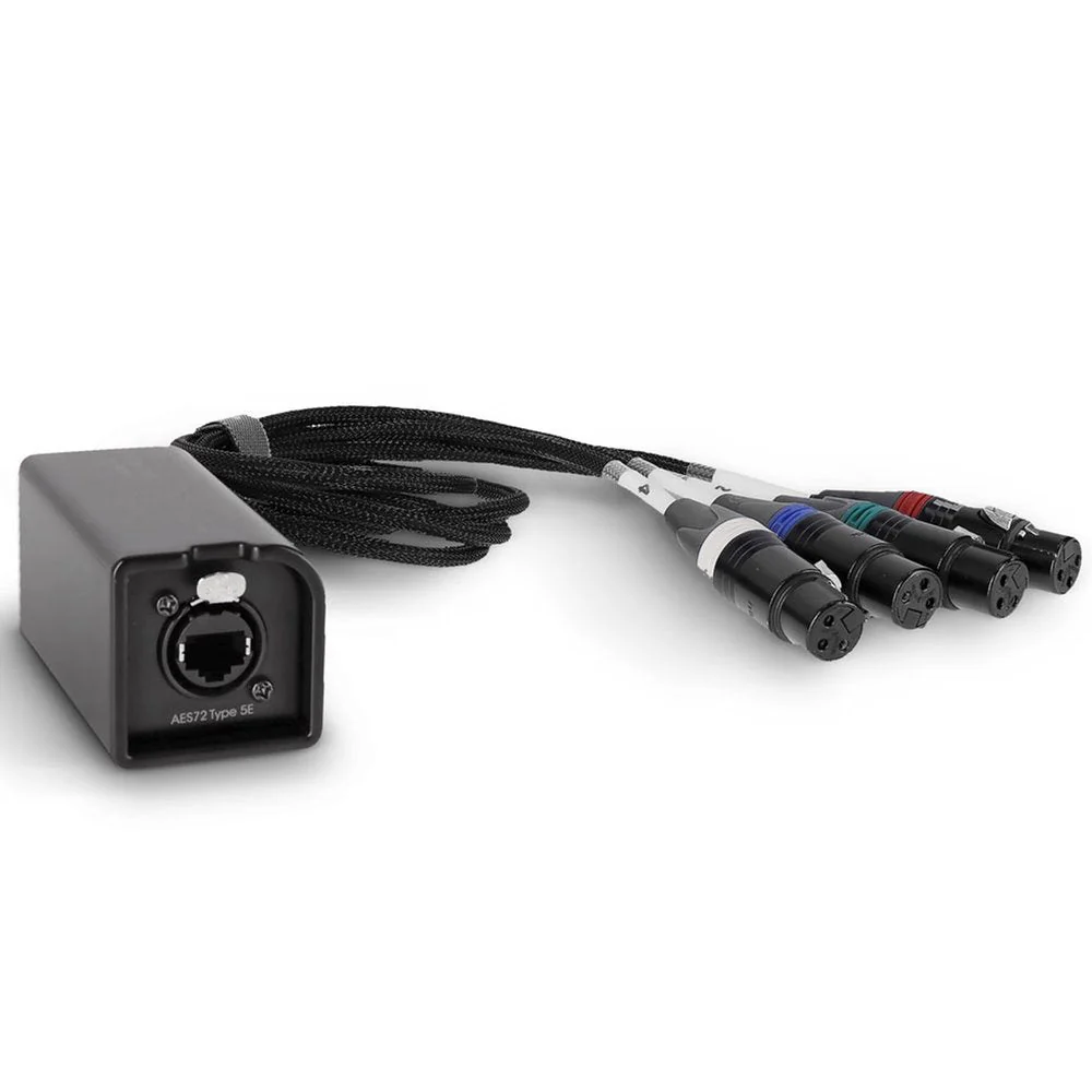 Palmer AOCLXLRF AoC Loom XLRf Audio Over CAT Loom From Ethercon To 4 XLR Female - Image 2