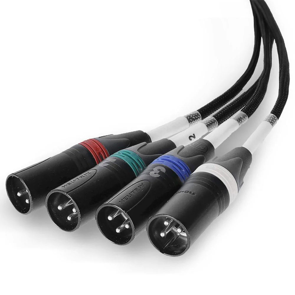 Palmer AOCLXLRM AoC Loom XLRm Audio Over CAT Loom From Ethercon To 4 XLR Male - Image 3
